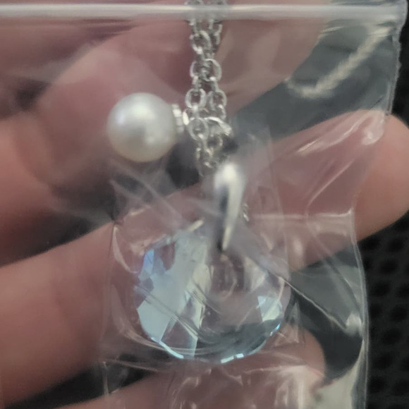 Vantel Opulence Necklace - White 7 mm Pearl - NEW - Picture 1 of 5